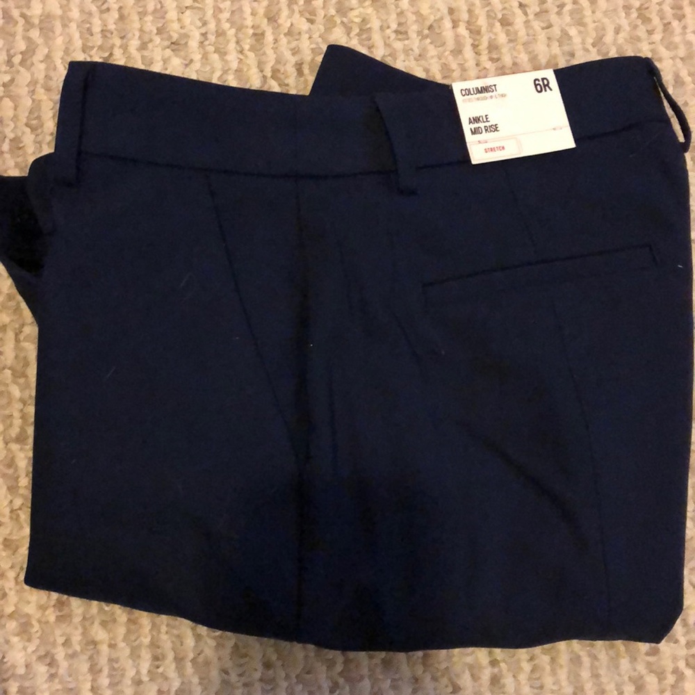 Express Ankle Mid Rise Dark Blue 6R